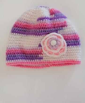 Háčkovaná čiapočka 68/74, 68