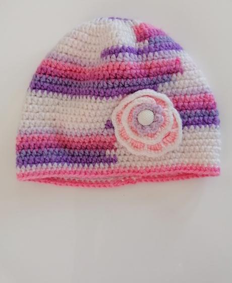 Háčkovaná čiapočka 68/74, 68