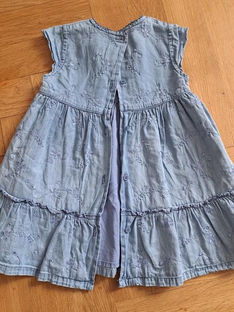 Krásne denimové šaty, george,80