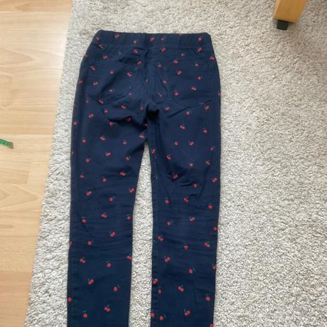 Nohavice s ceresnami, vertbaudet,146