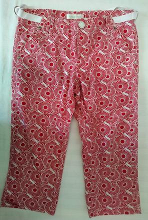 Trištvťáky s červeno bielym vzorom to bee to, xs/s, s