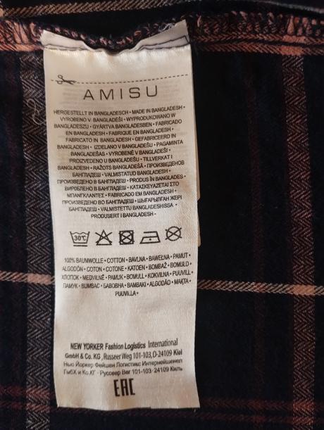 Káro oversized košeľa, amisu,s