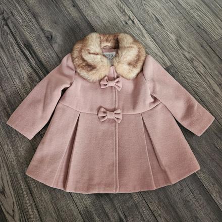 Kabátik ako z rozprávky s kožušinkou 86, f&f,86