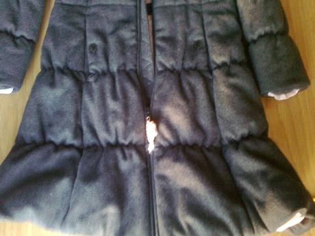 Flaušový kabatik v štýle bundy 134/140, 134