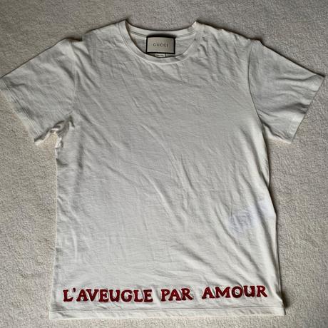 Gucci tričko laveugle par amour vel. m, m