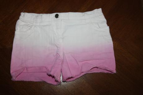 3x riflové šortky, zara,140