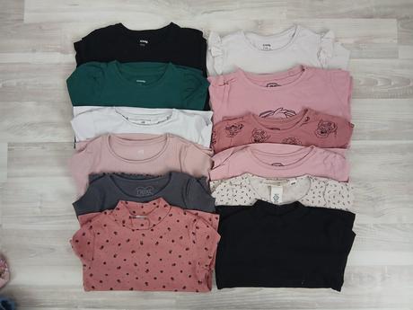 Veľký balík oblečenia veľ. 110, 104–116