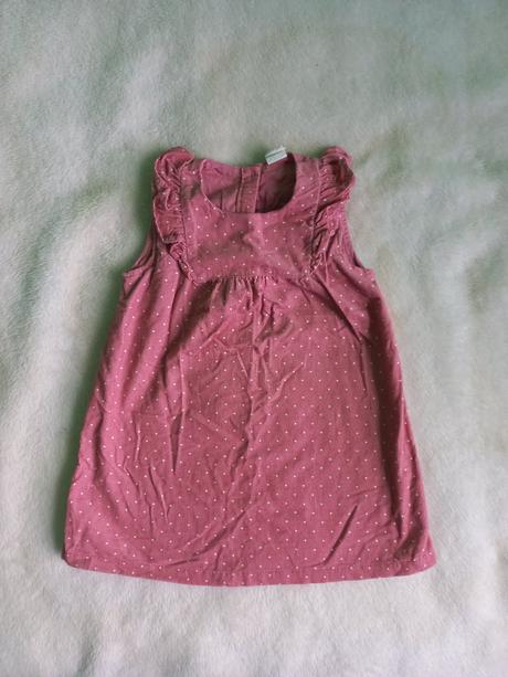 Menčestrové šaty, h&m,86