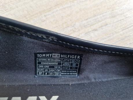 Baleriny tommy hilfiger, tommy hilfiger,37