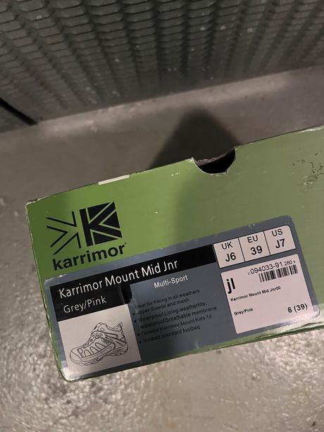 Trekove topanky v. 39, karrimor,39