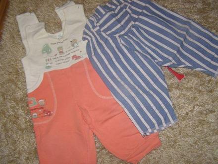 2x detské tepláky na traky , 74