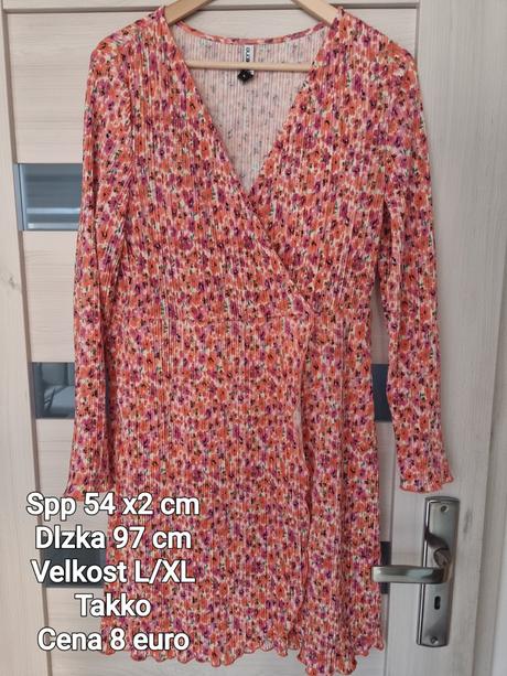 Pestré saty, takko,xl