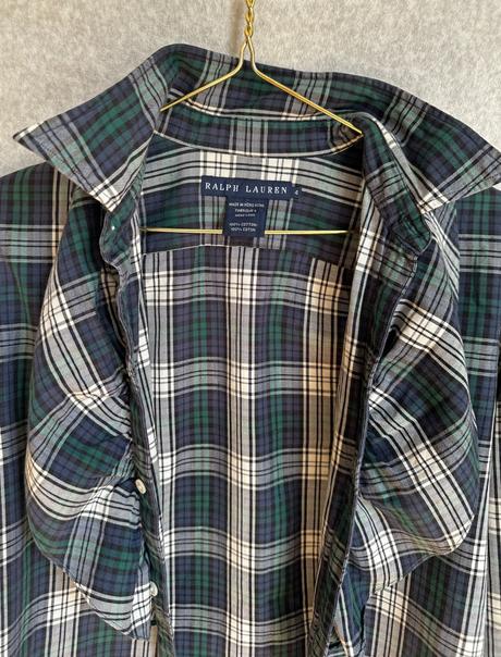 Ralph lauren károvaná blúzka, ralph lauren,xs