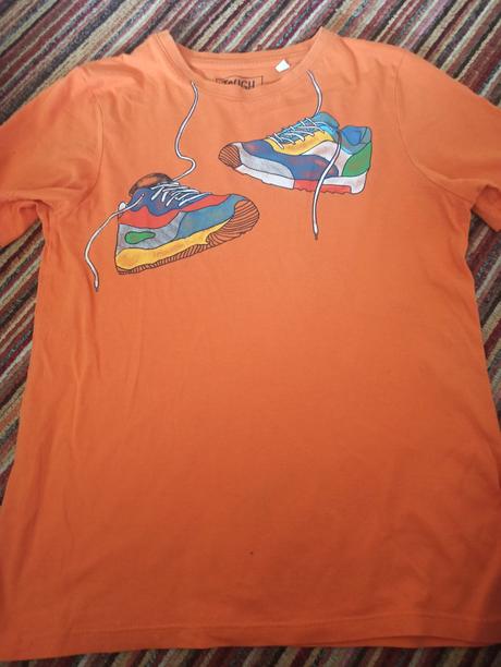 Triko, 140, tenisky, c&a,140