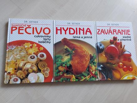 Kucharske knizky pecivo,hydina,zavaranie, 