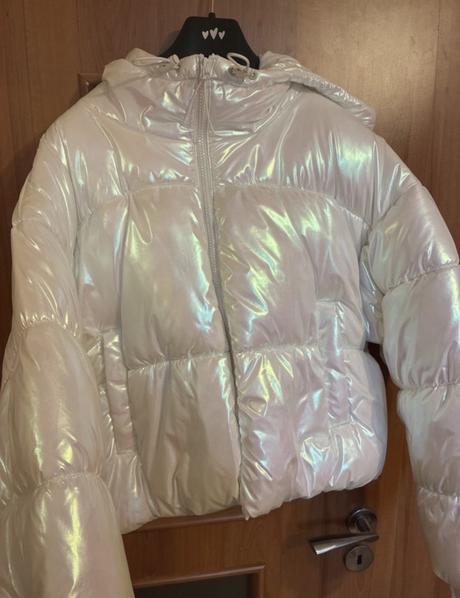 Biela bunda, h&m,38