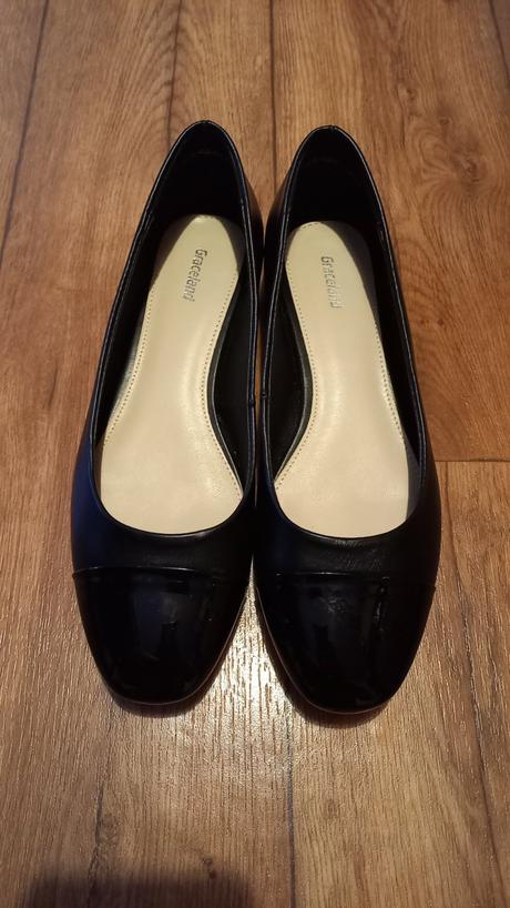 Krásne čierne lodičky vel.40 ako nové, graceland,40