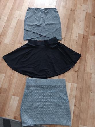 3x sukňa, clockhouse,m