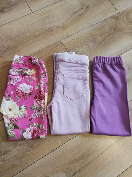 Elastické nohavice 3 ks, 110