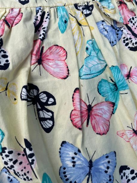 Letne bavlnene saty na 4-6 r. 2ks, h&m,116