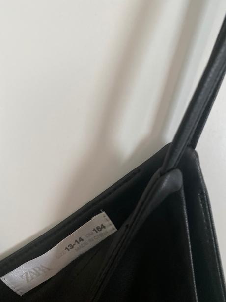 Kožené šaty, zara,164