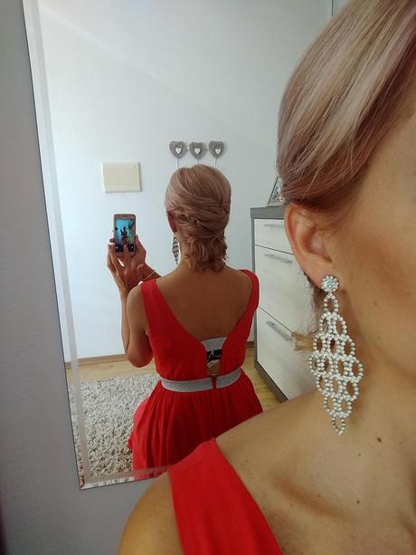 Spoločenské šaty malinové, 38