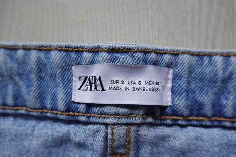 Riflová sukňa zara, zara,s