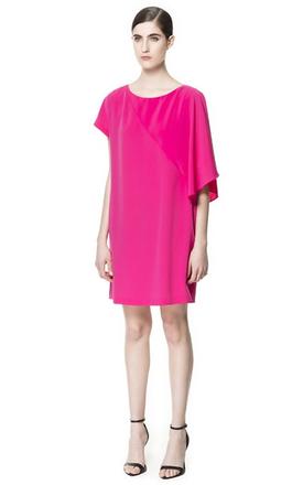 Asymetrické šaty, zara,s