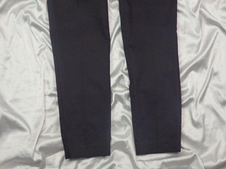 Kvalitné elegantné čierne nohavice, 36