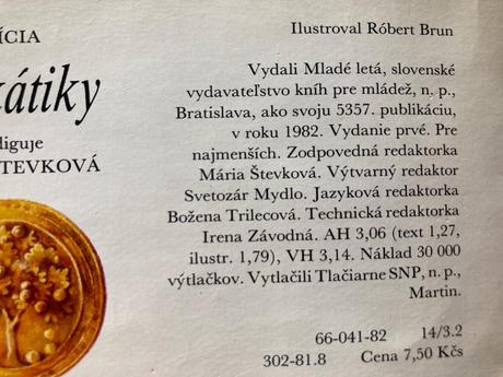 O tytíkovi dukátiky prvé vydanie (1982),