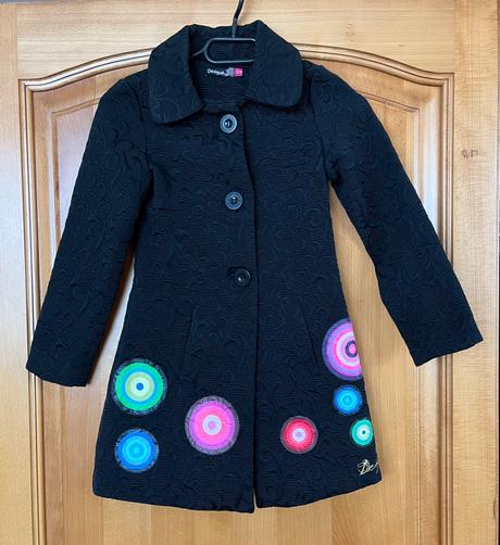 Luxusný kabátik desigual s mandalami 7/8 rokov, desigual,128