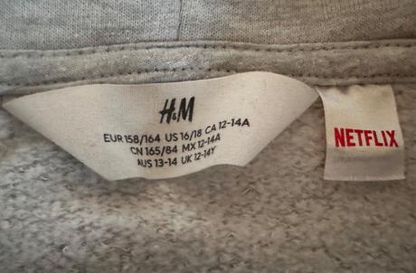 Mikina bez rukávov howkins stranger things 158/164, h&m,158
