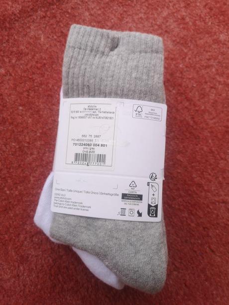Calvin klein dámske ponožky 3 páry veľkosť 37-41, calvin klein,37 / 38 / 39 / 40 / 42