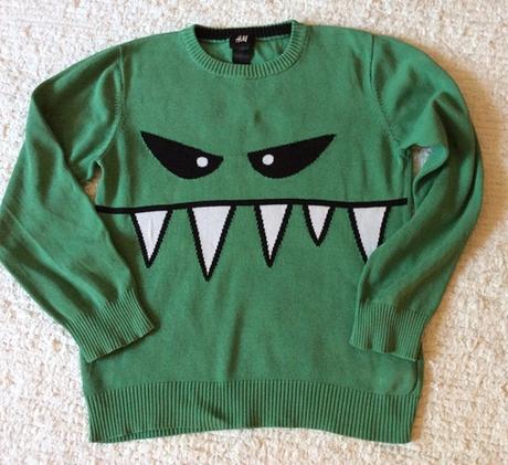 Bavlnený sveter - pulóver zn. h&m v. 122/128, h&m,128
