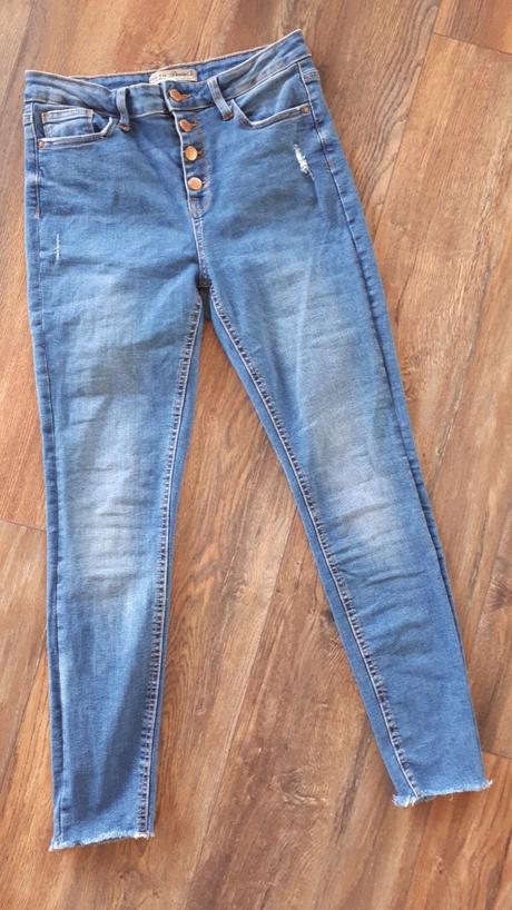 Rifle denim vysoky pas vel 36/38, denim co,38