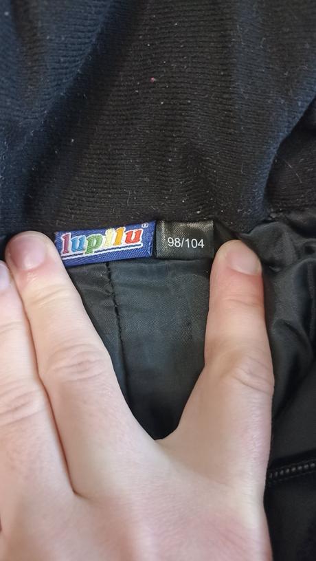 Oteplovacky cierne 98/104, lupilu,98