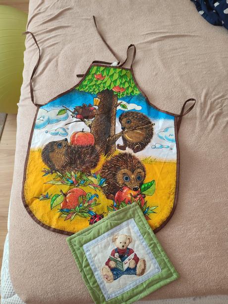 Detská zástera + podložka, 