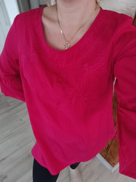 Cyklaménová blúzka, bonprix,l