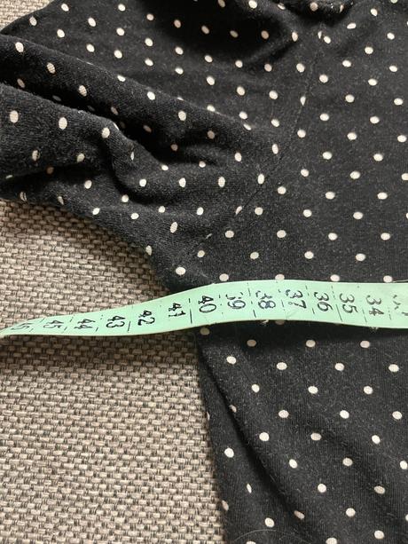 Top / tričko čierno-biele s bodkami c&a, clockhouse,m