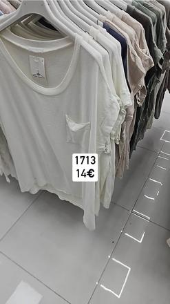Biely top s vreckom, xl