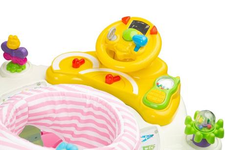 Chodítko pre bábätko 3v1 - ružové,