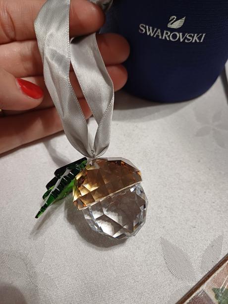 Swarovski ozdoba žaluď, swarovski