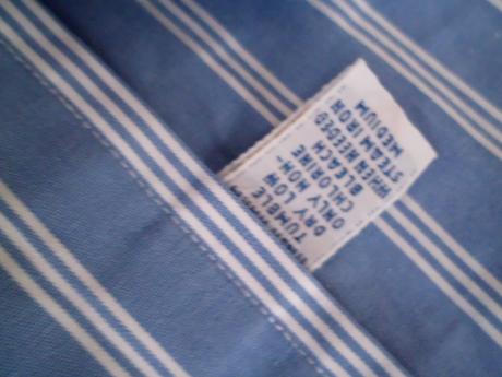 Pásik modrobiely  rl košeľa m-l, ralph lauren,l