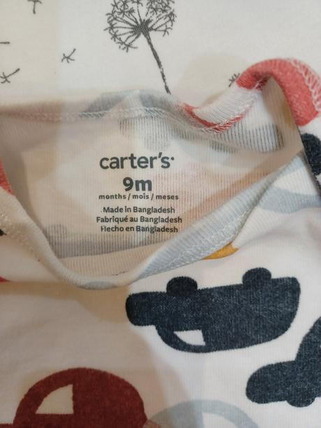 Komplet s autíčkom carters, carter's,68