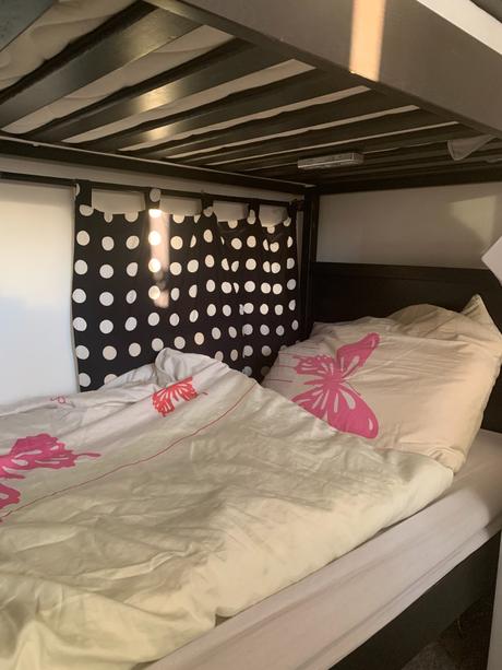 Ikea poschodová postel, šírka (cm): 90,dĺžka (cm): 200
