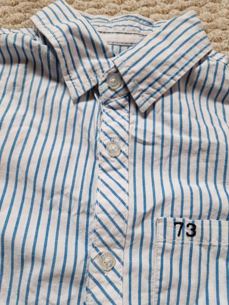Pruhovaná košeľa 122/128, marks & spencer,122