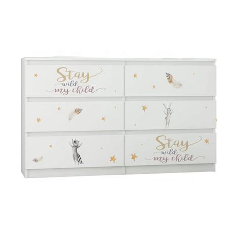 Babyboo detská izba lulu dvojposteľ biela sweet dr, 