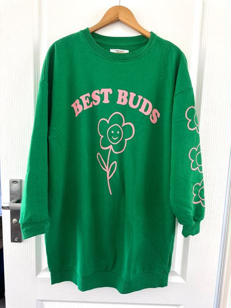 Zelené mikinové šaty, tunika best buds, house