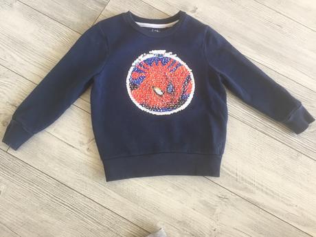 Mikina 2 x spiderman + 1 x benetton + 1 gratis 98, 98