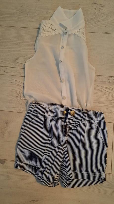 Bluzka s 2x šortky, 92